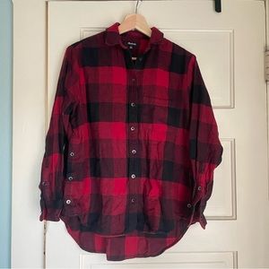 Madewell Flannel Button Up Shirt
